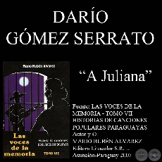 A JULIANA - Letra de la canción: Darío Gómez Serrato