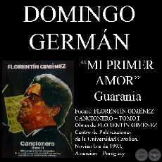 MI PRIMER AMOR (Guarania, letra de DOMINGO GERMÁN)