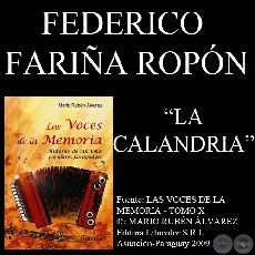 LA CALANDRÍA - Polca - canción: FEDERICO FARIÑA ROPÓN