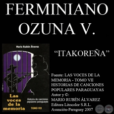 ITAKOREÑA - Letra y música: FERMINIANO OZUNA VALENZUELA