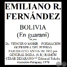 BOLIVIA  - Poesa de EMILIANO R. FERNNDEZ