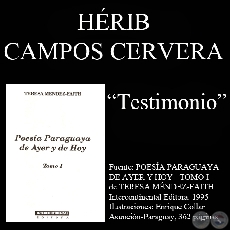 TESTIMONIO (Poesía de Hérib Campos Cervera)