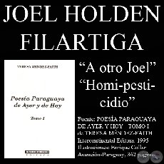 A OTRO JOEL y HOMI-PESTI-CIDIO - Poesías de JOEL FILÁRTIGA FERREIRA