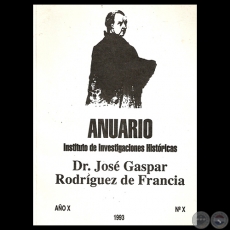 DOCTOR JOS GASPAR RODRGUEZ DE FRANCIA - INSTITUTO DE INVESTIGACIONES HISTRICAS