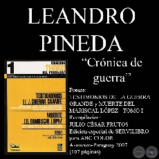 CRÓNICA DE GUERRA (Poe el capitán Leandro Pineda)