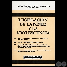 LEGISLACIÓN DE LA NIÑEZ Y LA ADOLESCENCIA - Año 2010