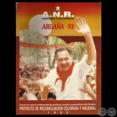 ARGAÑA 1993 - PROYECTO DE RECONCILIACIÓN COLORADA Y NACIONAL