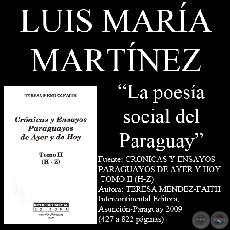 LA POESIA SOCIAL DEL PARAGUAY - Ensayo de LUIS MARÍA MARTÍNEZ