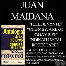 POESÍAS (De ANTOLOGÍA DE POESÍAS EN GUARANÍ por RUDY TORGA) - Año 1998