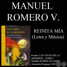 REINITA MÍA - Letra y música: MANUEL ROMERO VILLASANTI