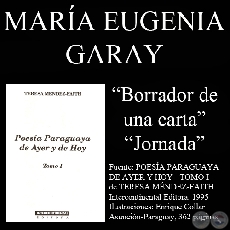 BORRADOR DE UNA CARTA y JORNADA - Poesas de Mara Eugenia Garay - Ao 1995