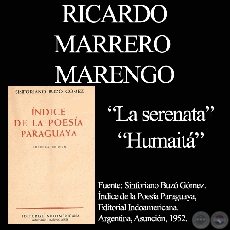 LA SERENATA y HUMAITÁ(De ÍNDICE DE LA POESÍA de SINFORIANO BUZÓ)