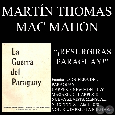 ¡RESURGIRAS PARAGUAY! (Poesía de MARTÍN THOMAS MAC MAHON)