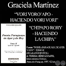 VORI VORO’APO y CHIPAPO RORY - POESÍAS de  GRACIELA MARTINEZ 