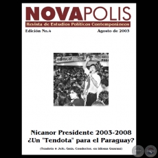 NICANOR PRESIDENTE 2003-2008  ¿UN 