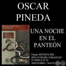 UNA NOCHE EN EL PANTEÓN - Narrativa de OSCAR PINEDA