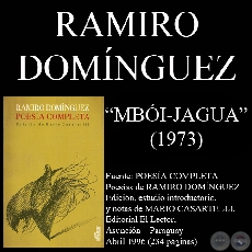 MBI-JAGUA (Poesa de RAMIRO DOMNGUEZ, 1973)