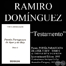 TESTAMENTO (Poesía de RAMIRO DOMÍNGUEZ)