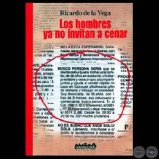 LOS HOMBRES YA NO INVITAN A CENAR, 2001 - Cuentos de RICARDO DE LA VEGA