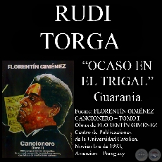 OCASO EN EL TRIGAL - Guarania, letra de RUDI TORGA