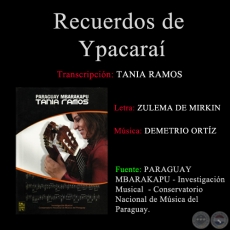 RECUERDOS DE YPACARAÍ - Transcripción por TANIA RAMOS
