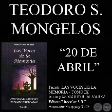 VEINTE DE ABRIL - Letra: TEODORO S. MONGELÓS 