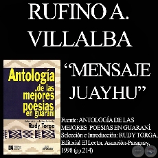 MENDAJE JUAYHU (De Antología de Poesías en Guaraní por RUDY TORGA)