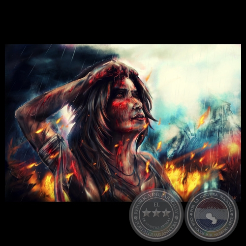 TOMB RAIDER REBORN - Dibujo digital de LÍA AQUINO