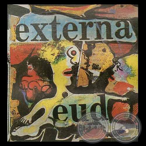 DEUDA EXTERNA - Óleo de WILLIAM RIQUELME - Año 1999