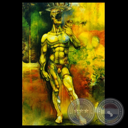 SIN TÍTULO, 1998 - Óleo sobre tela de Manuel Escobedo