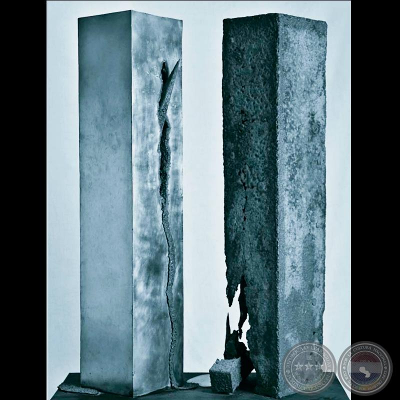 CAÍN Y ABEL, 2002 - Escultura de HERMANN GUGGIARI