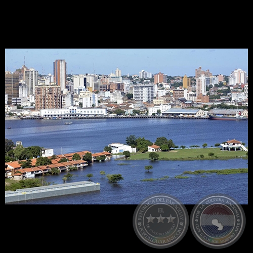 IMÁGENES AÉREAS DEL DESBORDE DEL RÍO PARAGUAY - Junio 2014 - Fotografías de FERNANDO ROMERO