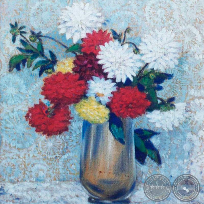 JARRÓN DE FLORES - Obra: ROBERTO HOLDEN JARA
