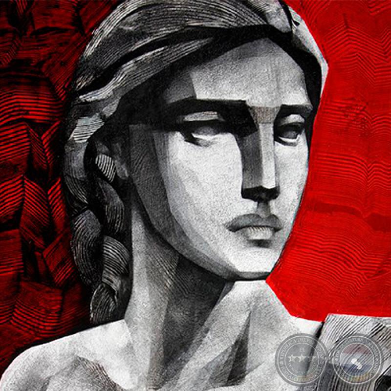 PARAGUAYA, 2012 (DETALLE) - Técnica mixta de JORGE OCAMPOS ROA