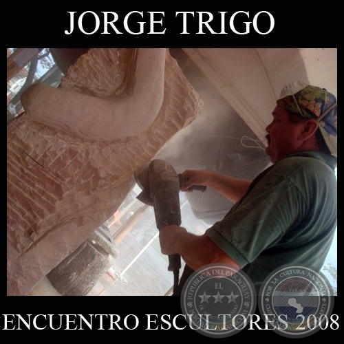 ESCULTURA EN PIEDRA DE JORGE TRIGO - Escultura de Jorge Trigo - Año 2008