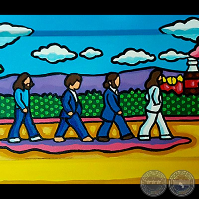Los Beatles en Paraguay - Obra de Yuyo Oviedo