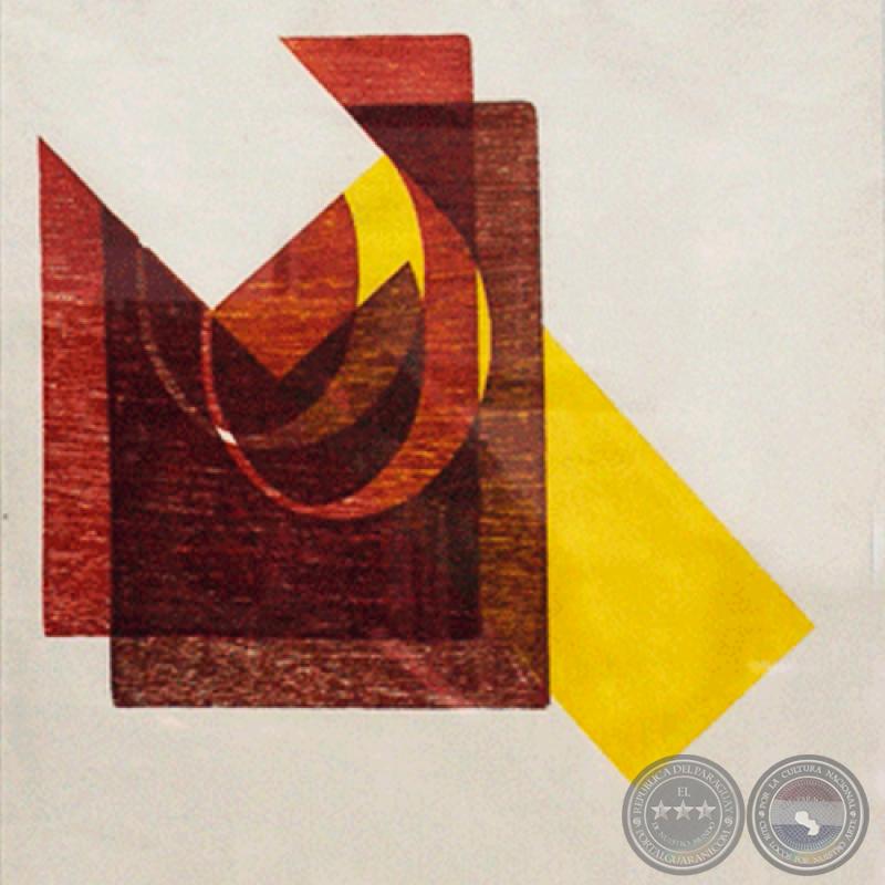 ABSTRACTO - Grabado de ALBERTO MÉNDEZ