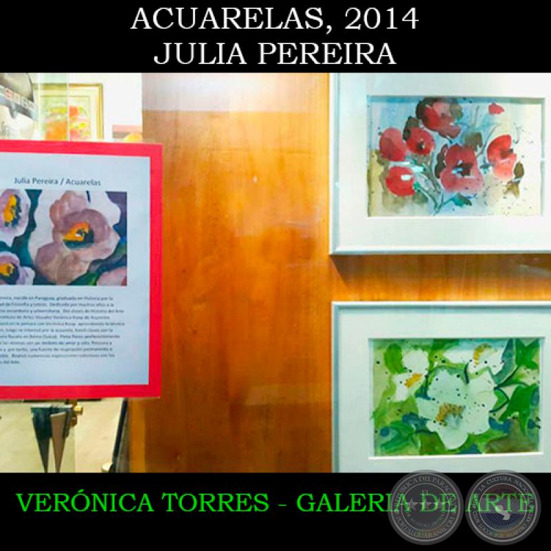 ACUARELAS, 2014 - Obras de JULIA PEREIRA