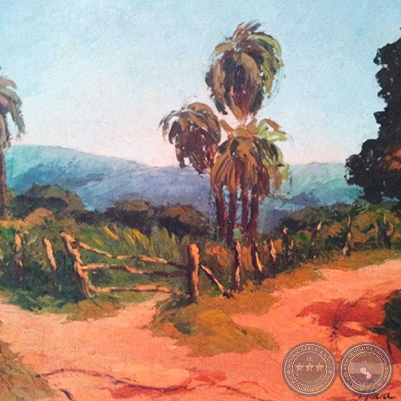 PAISAJE CAMPESINO - Óleo de ALICIA BRAVARD