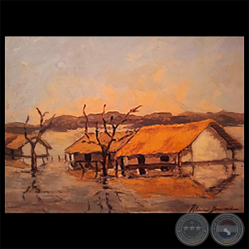 INUNDACIÓN - Óleo de ALICIA BRAVARD