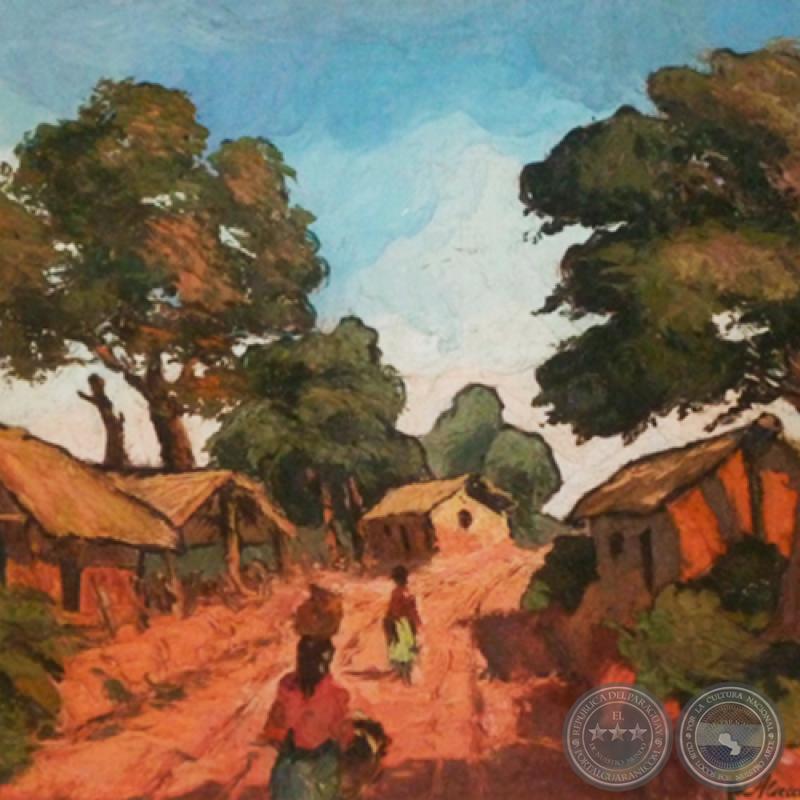 MUJER CAMPESINA - Óleo de ALICIA BRAVARD