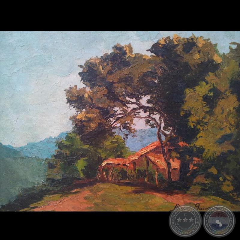 RANCHO CAMPESINO - Óleo de ALICIA BRAVARD