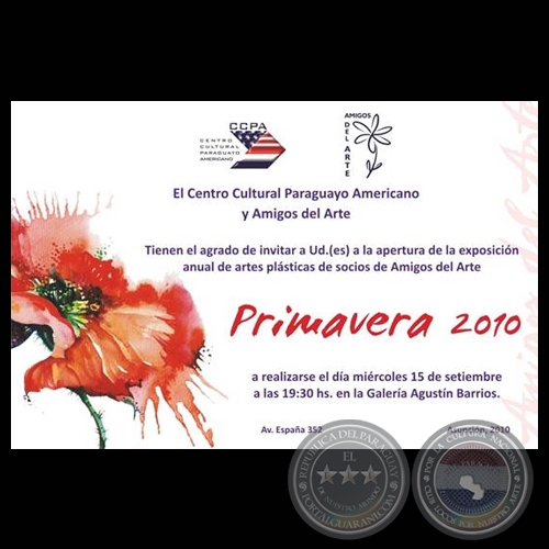 PRIMAVERA 2010 - EXPOSICIÓN ANUAL , AMIGOS DEL ARTE (2010)