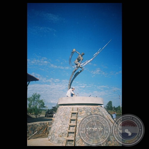 DISCÓBOLO - Escultura pública de GUSTAVO BECKELMANN