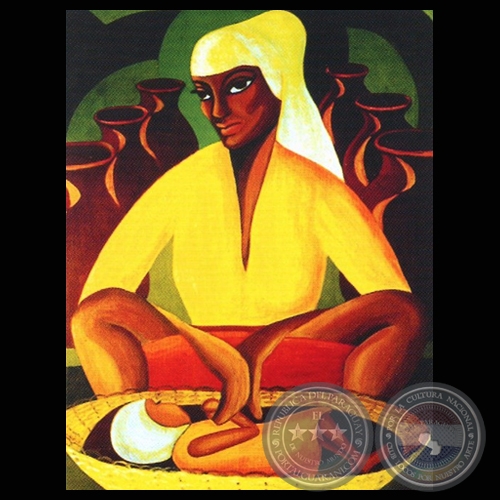 VENDEDORA DE CÁNTAROS, 1962 - Obra de OLGA BLINDER