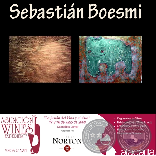 OBRAS DE SEBASTIÁN BOESMI - ASUNCIÓN WINWS EXPERIENCE. VINOS & ARTE