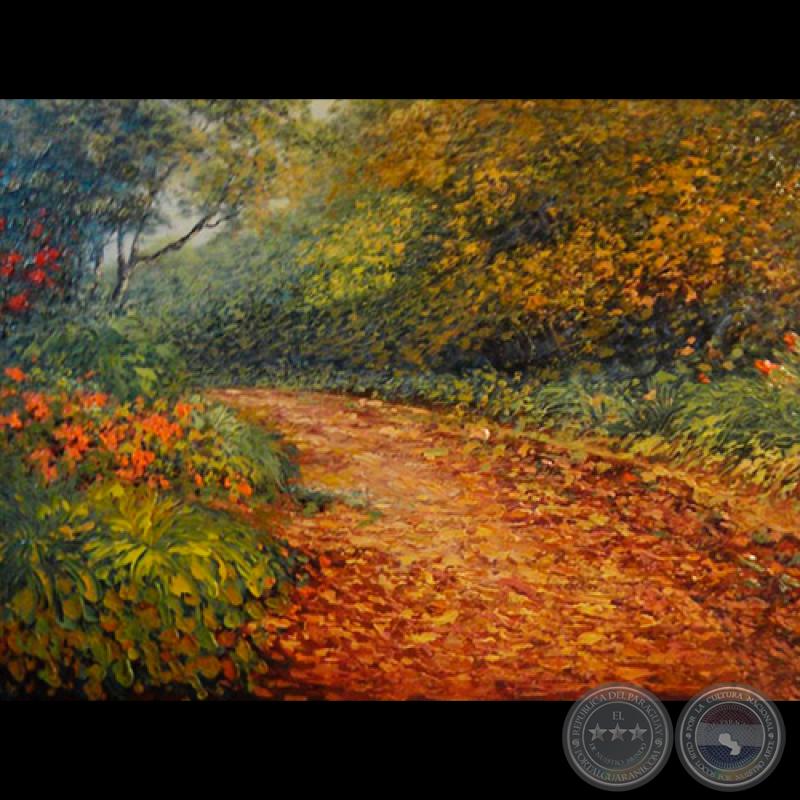 BOSQUE, 2013 - Óleo de KALELA ZALDÍVAR