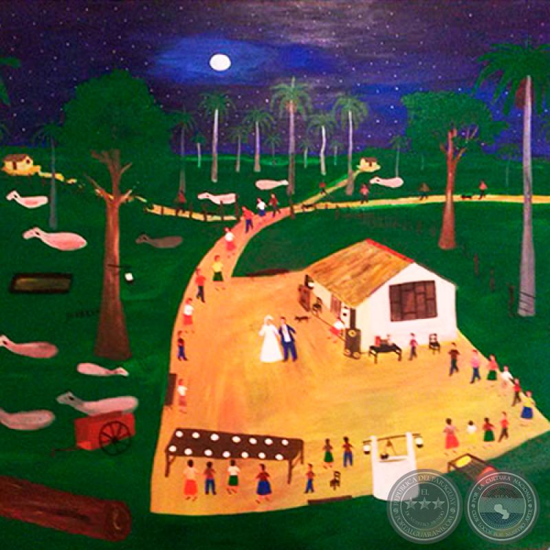 CASAMIENTO CAMPESINO - Obra de JENARO MORALES