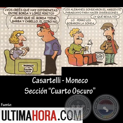 CUARTO OSCURO - Humor gráfico de MARIO CASARTELLI 