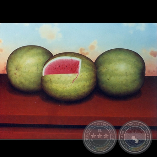 SANDIAS, 1993 - Óleo sobre tela de SEBASTIÁN DÍAZ